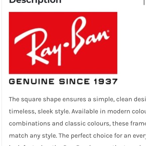 Ray Ban 7177 RX prescription glasses. - Picture 3 of 12